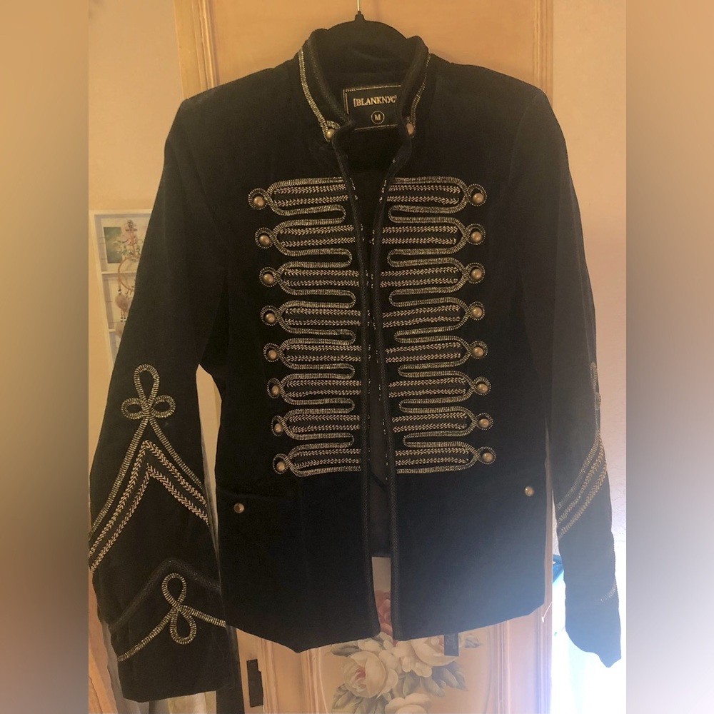 BLANKNYC Velvet Jacket - New with Tags